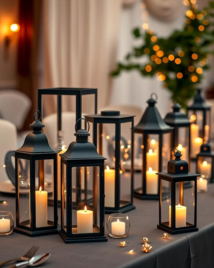 Black and Gold Lanterns