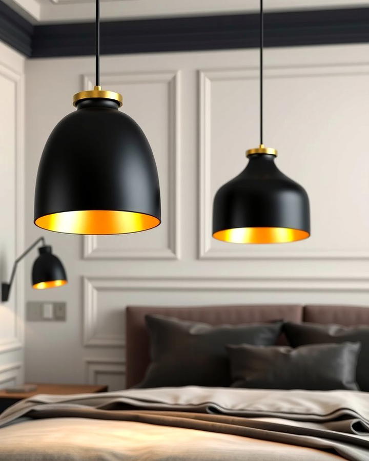 Black and Gold Pendant Lighting