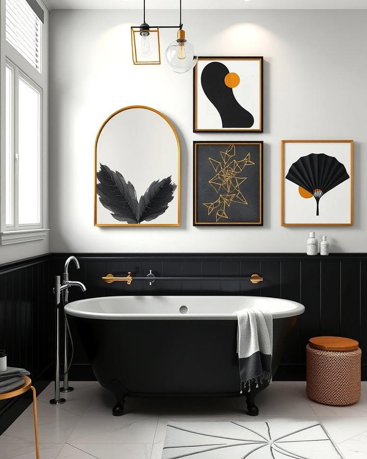 Black and Gold Wall Art