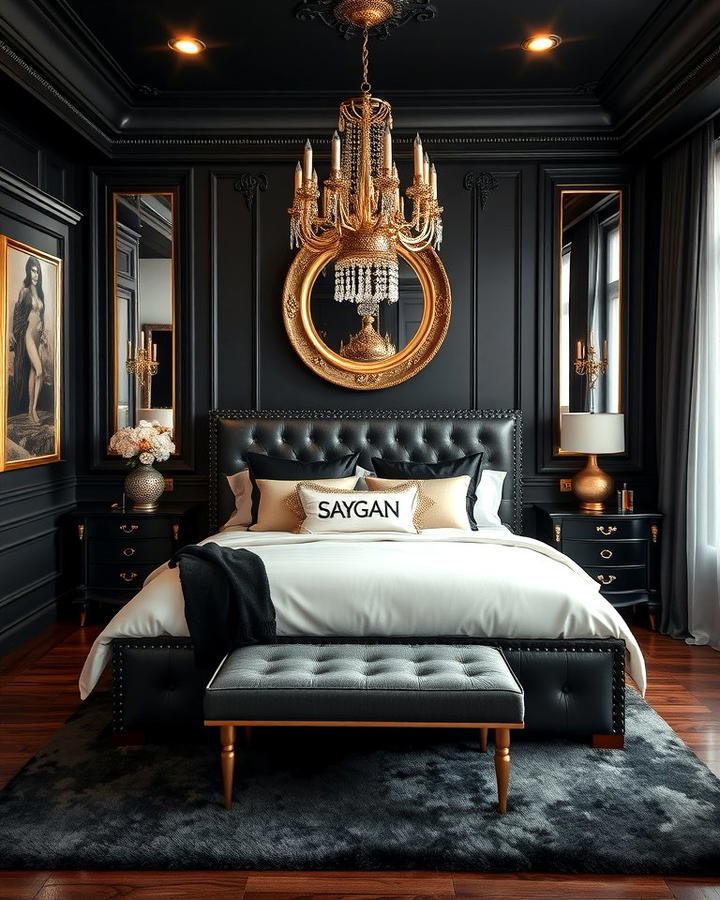 Black and Gold for Luxurious Drama