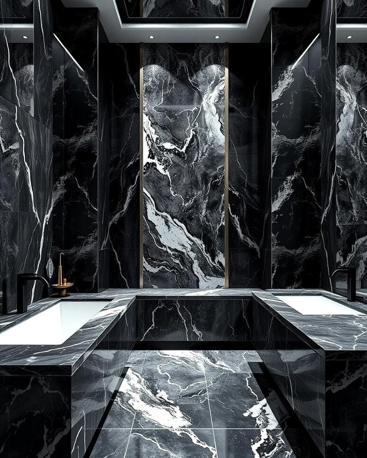 Black and Grey Marble