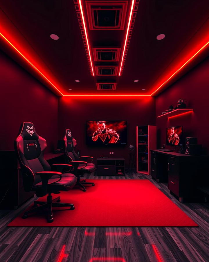 Black and Red Color Scheme