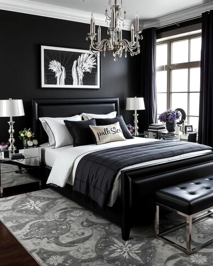 Black and Silver Furniture Pairing