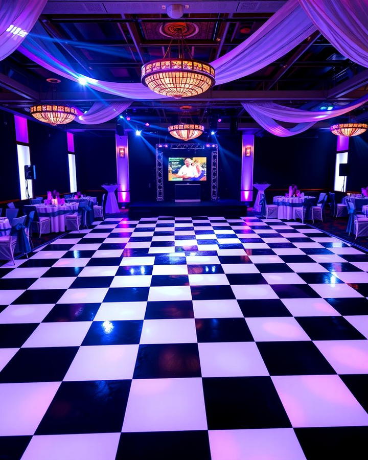 Black and White Dance Floor