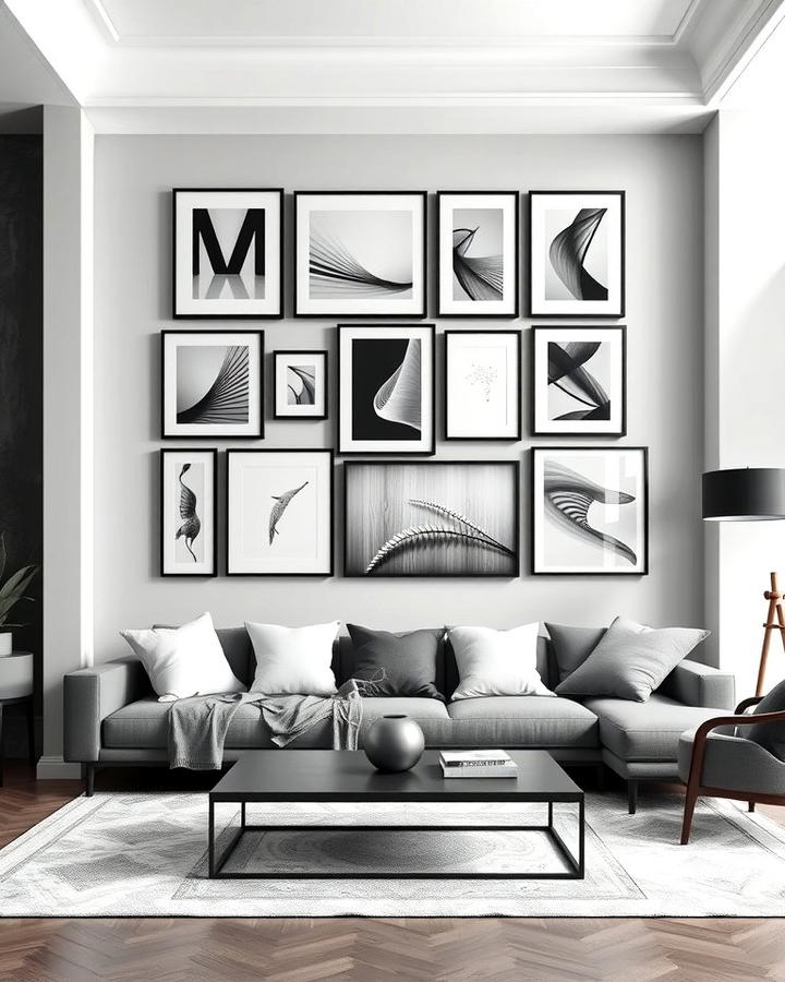 Black and White Gallery Wall