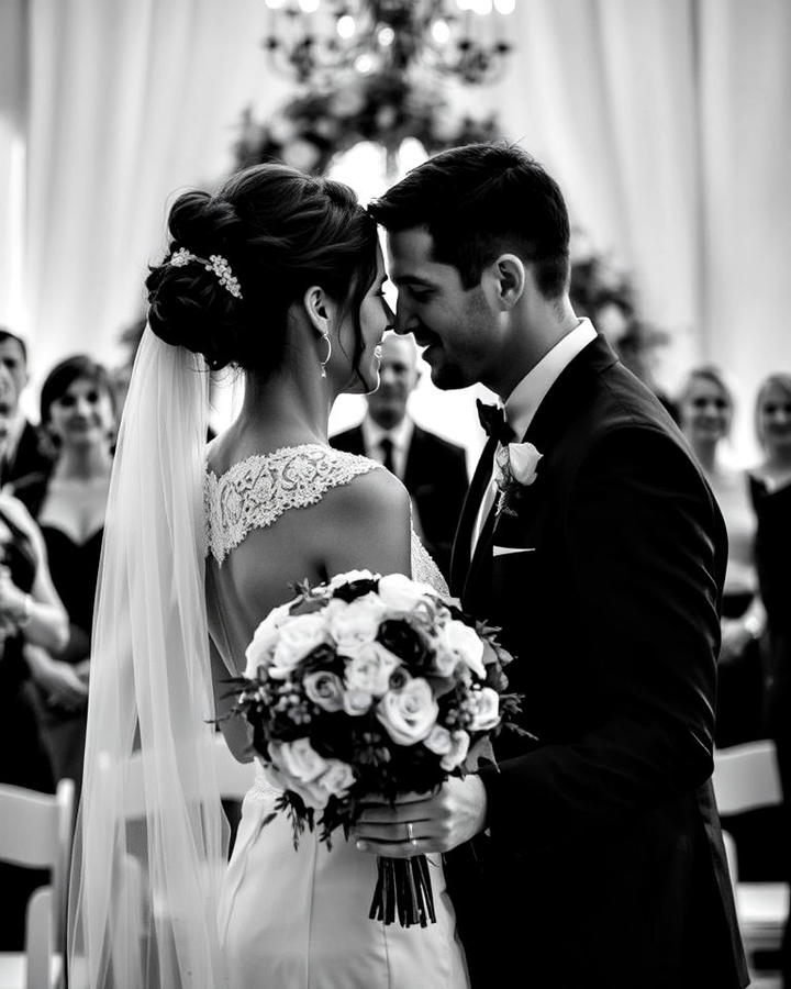 Black and White Wedding Photography Idea