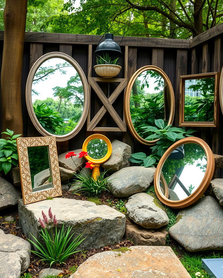 Blend Nature With Camouflaged Mirrors