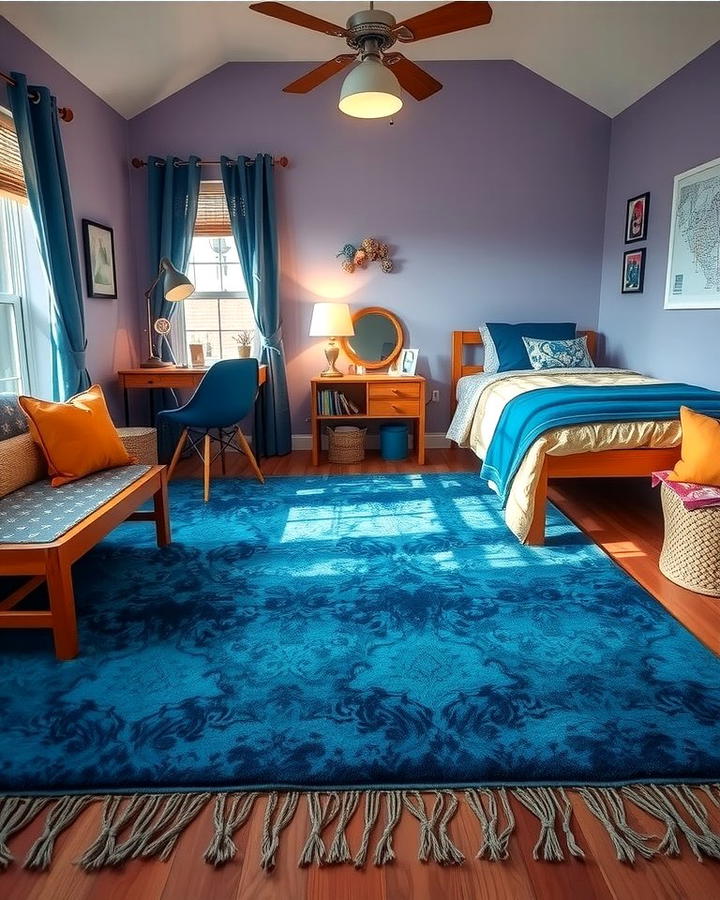 Blue Area Rug