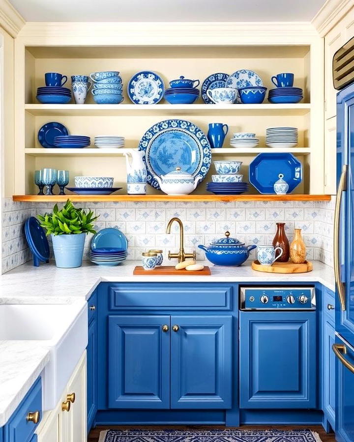 Blue Ceramic Dishware