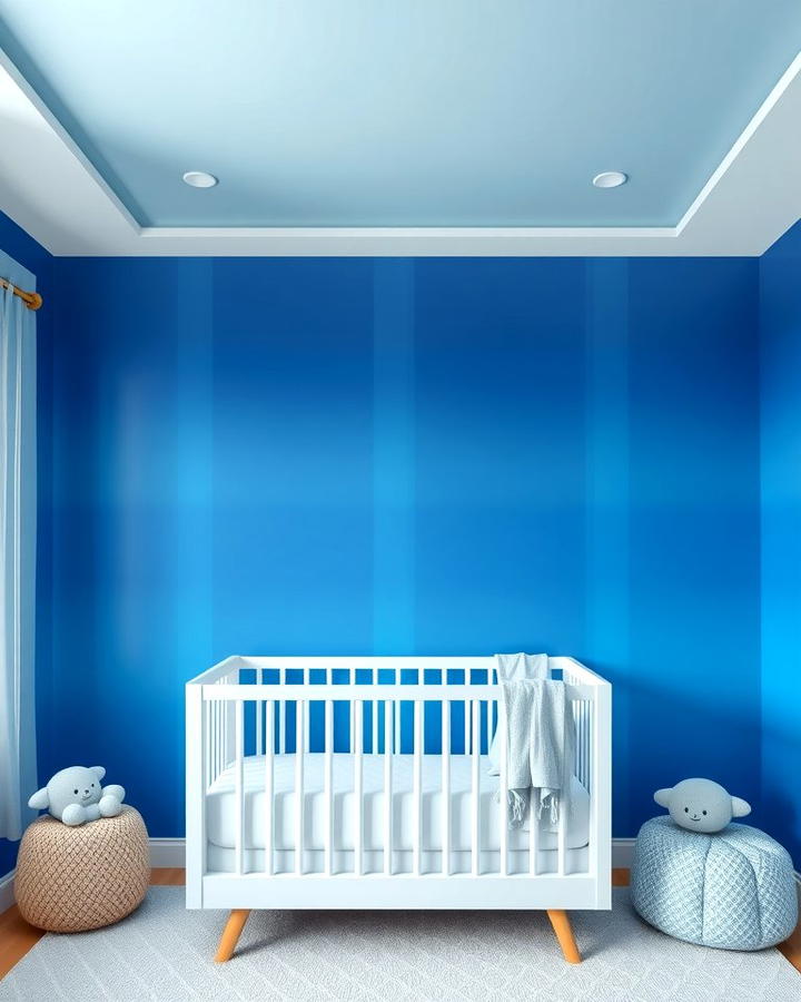 Blue Ombre Walls