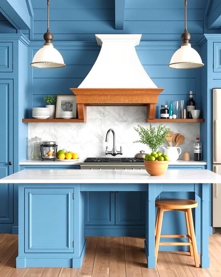 Blue Shiplap Walls