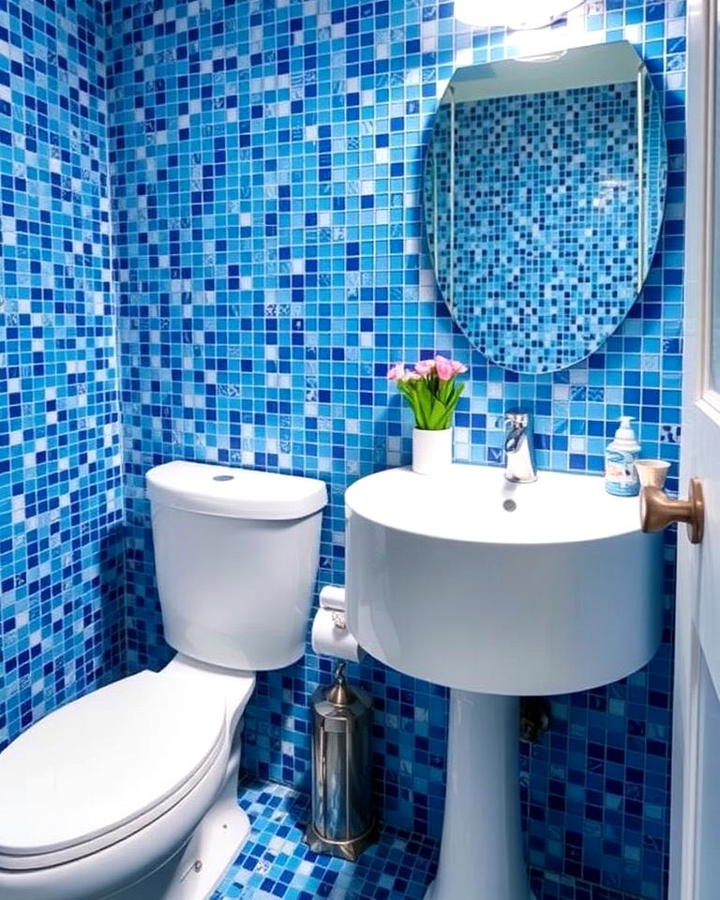 Blue Tile Mosaic