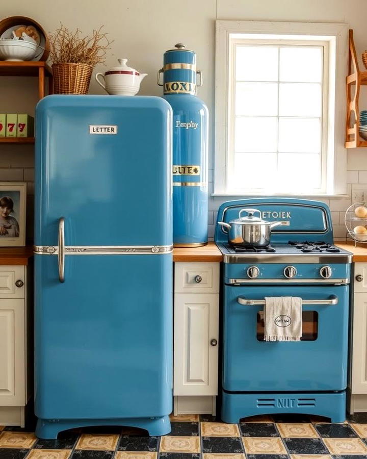 Blue Vintage Appliances