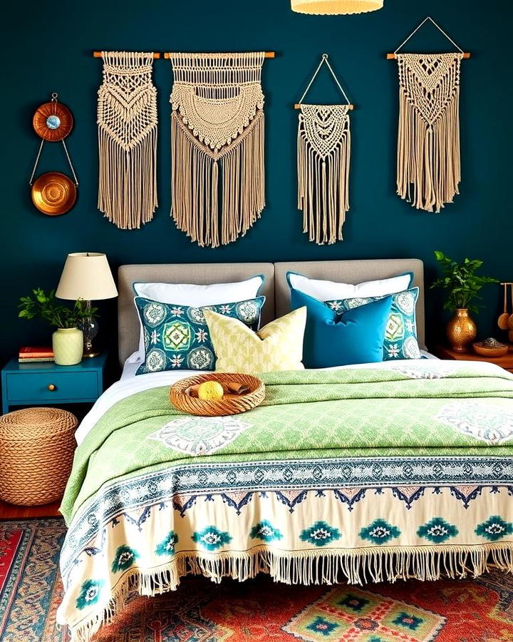 Blue and Green Bohemian Retreat