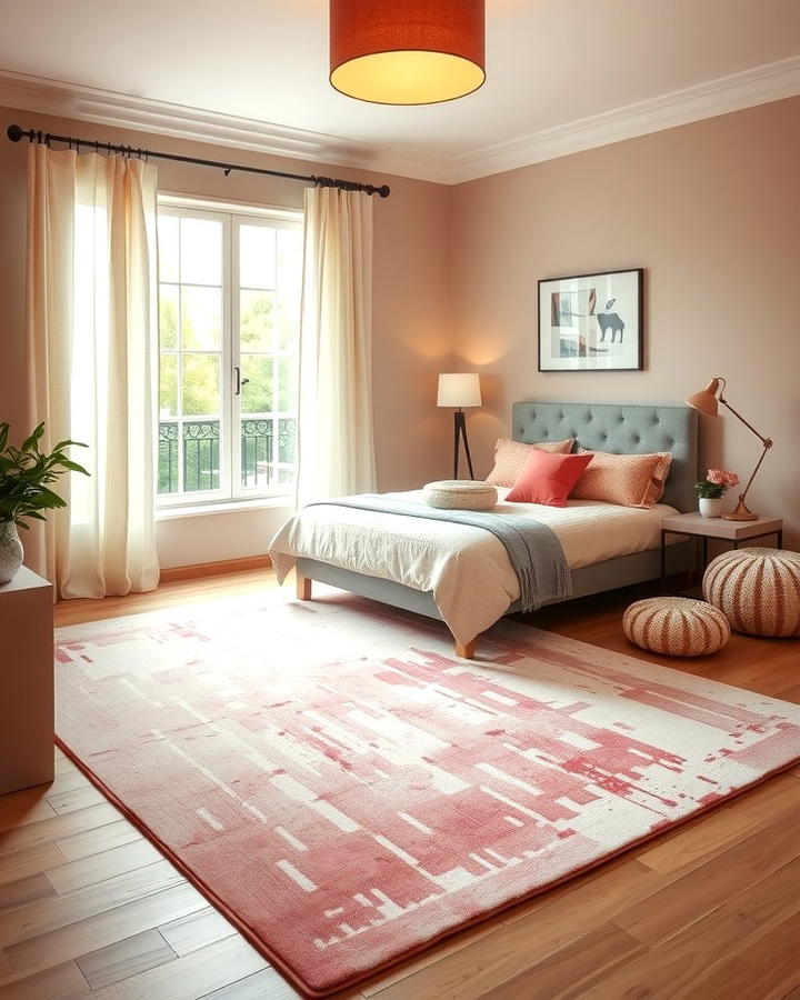 Blush Pink Area Rug