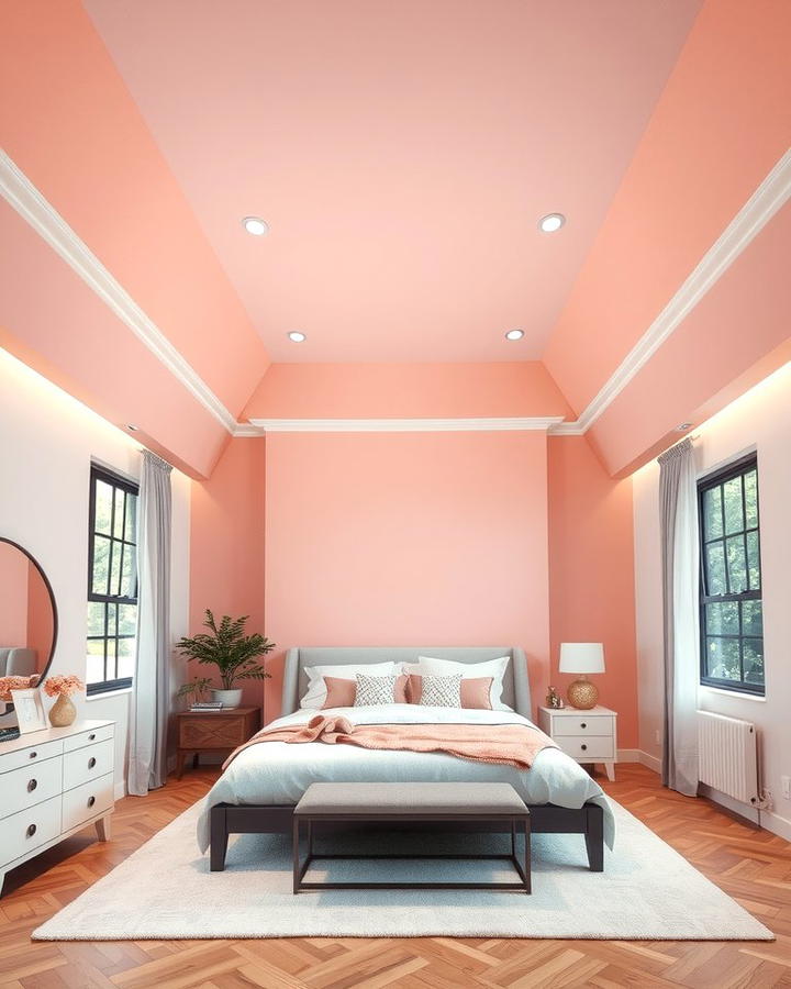 Blush Pink Ceiling