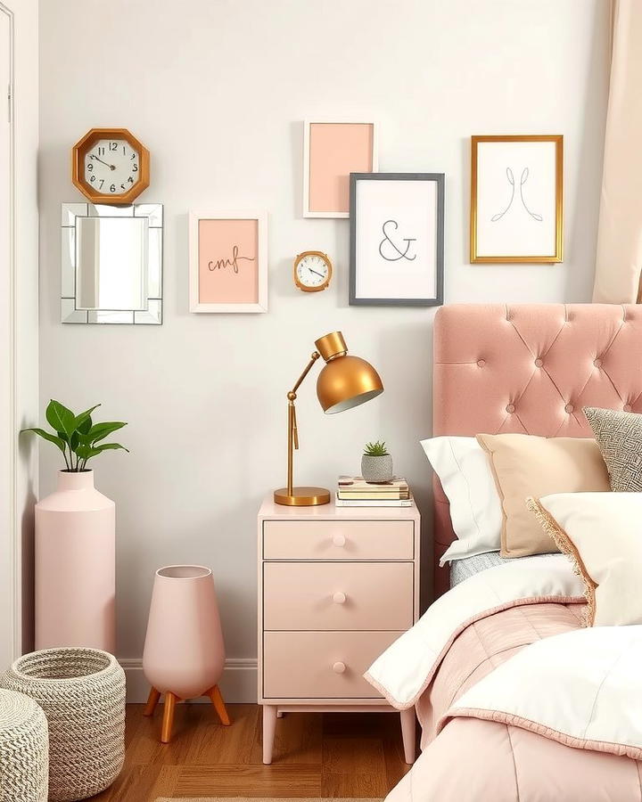 Blush Pink Nightstand