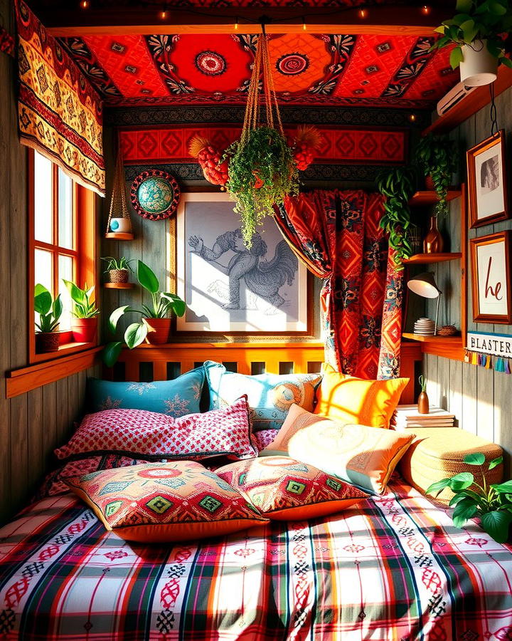 Bohemian Bed Nook 2