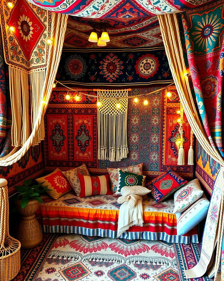 Bohemian Bed Nook