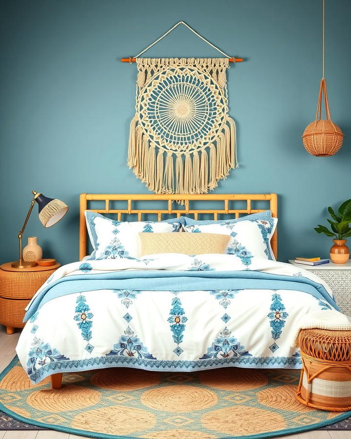 Bohemian Bliss in Blue and Beige