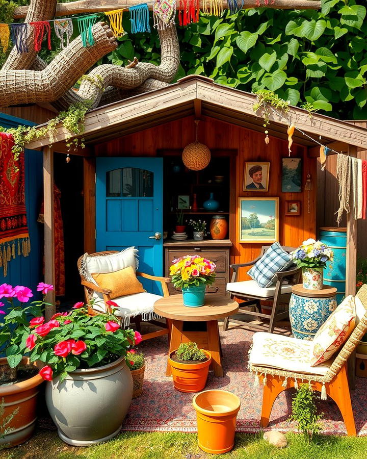 Bohemian Style Shed