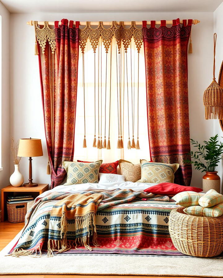 Boho Chic Curtains for a Free Spirited Touch