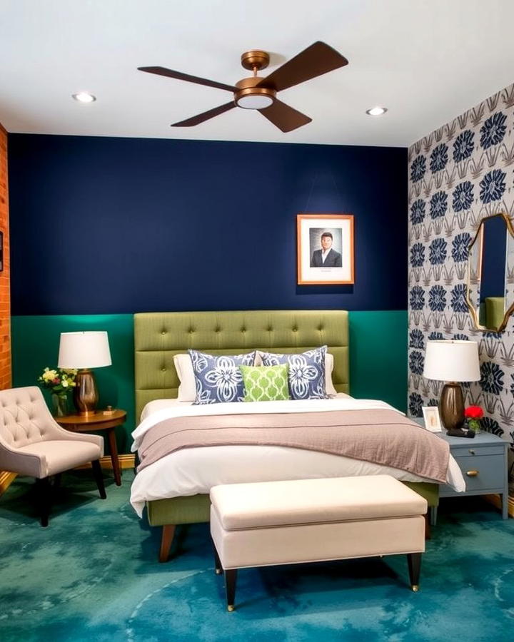 Bold Accent Walls for Drama