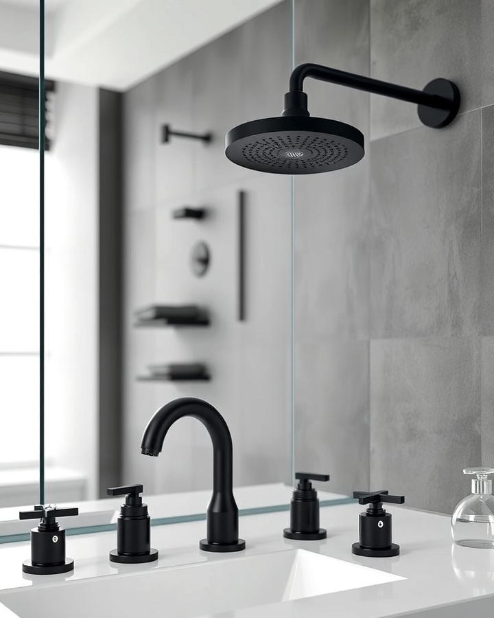 Bold Black Fixtures