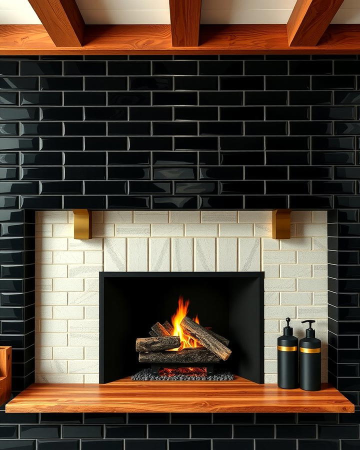 Bold Black Tiles