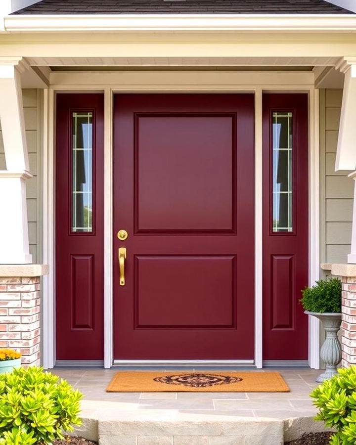 Bold Burgundy Statement