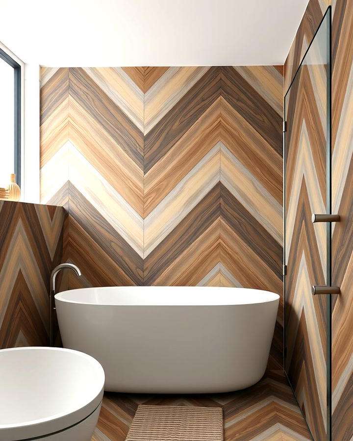 Bold Chevron Pattern Panels