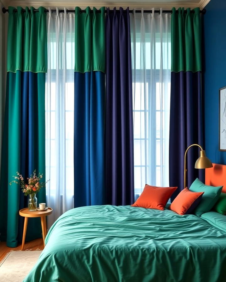 Bold Colored Curtains for a Statement Look