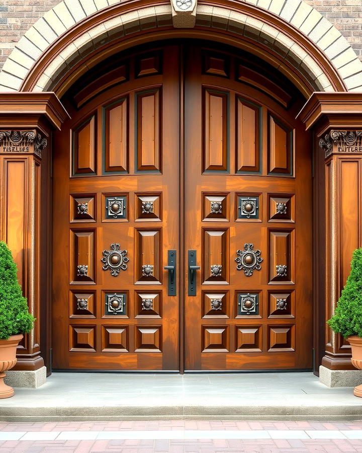 Bold Double Doors