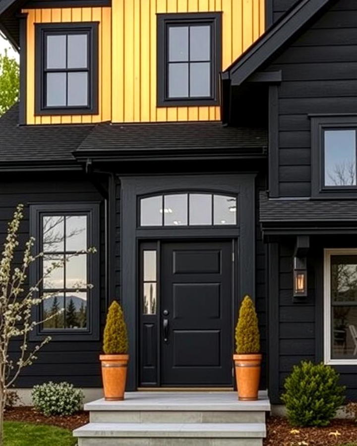 Bold Drama with Black and Gold