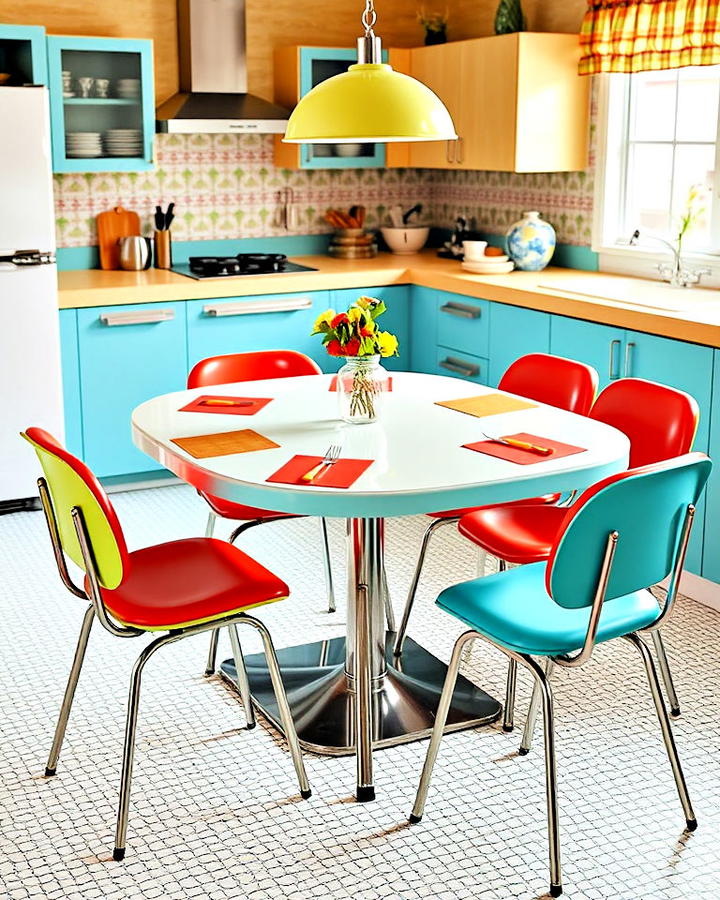 Bold Formica Table Design