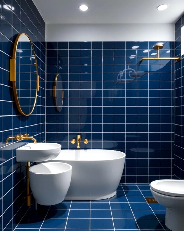 Bold Navy for a Dramatic Touch