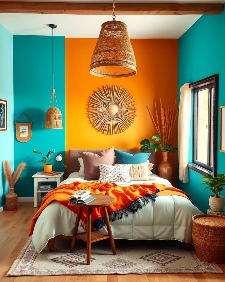 Bold Painted Accent Walls