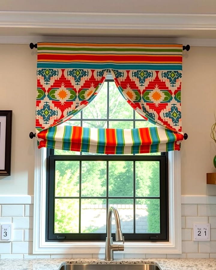 Bold Patterned Valances