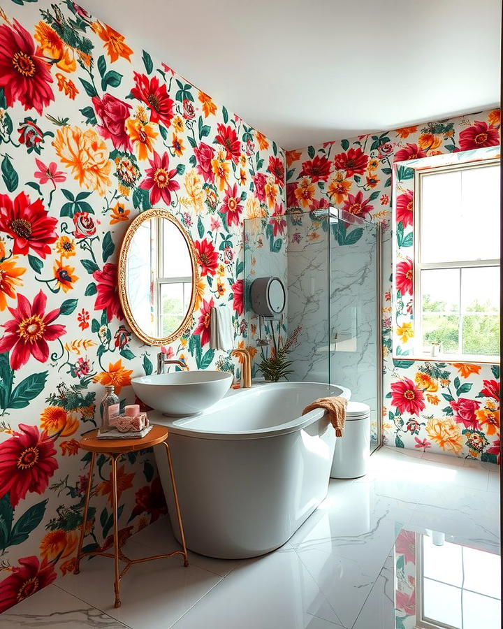 Bold Patterned Wallpaper