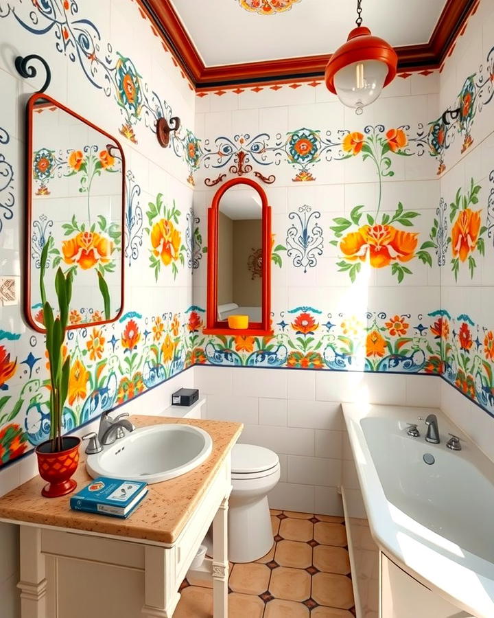 Bold Talavera Tile Accents