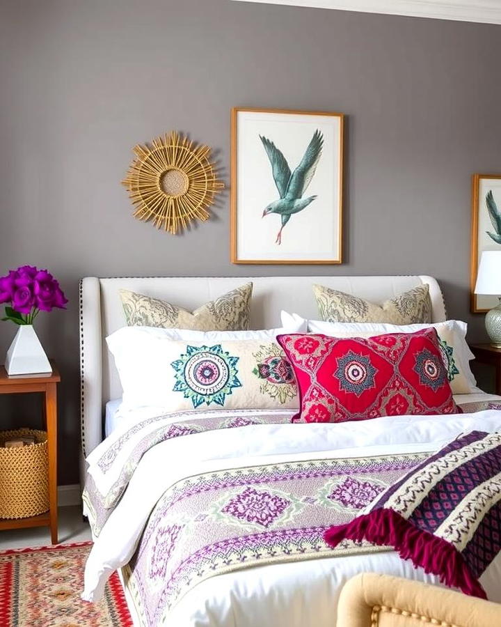 Bold Throw Pillows for Pops of Color