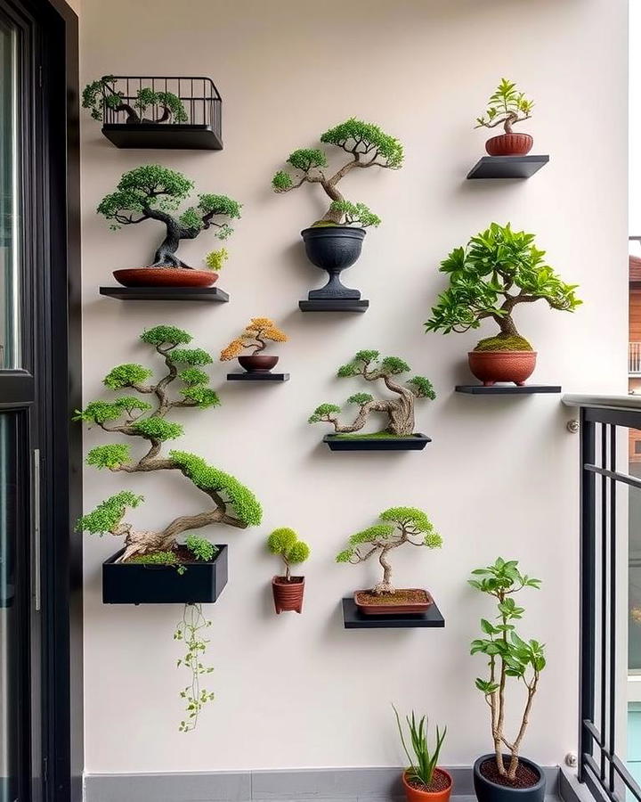 Bonsai Wall Display