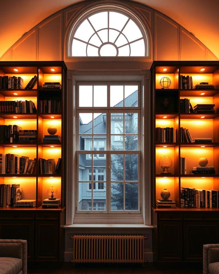 Bookcases with Built In Lighting