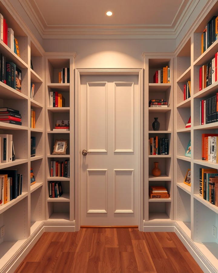 Bookshelves Around a Doorway