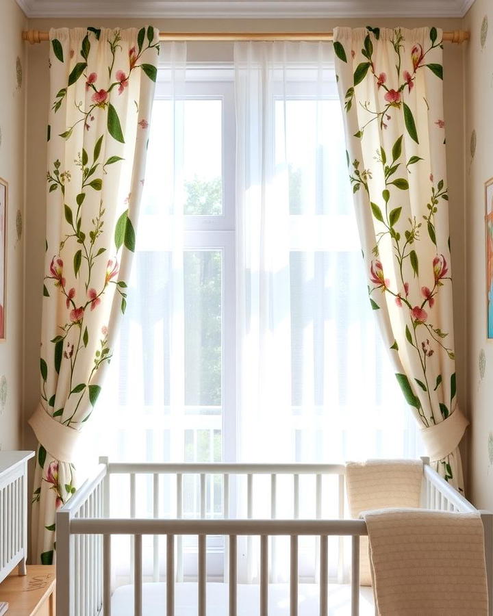 Botanical Print Curtains