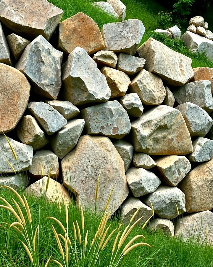 Boulder Retaining Wall