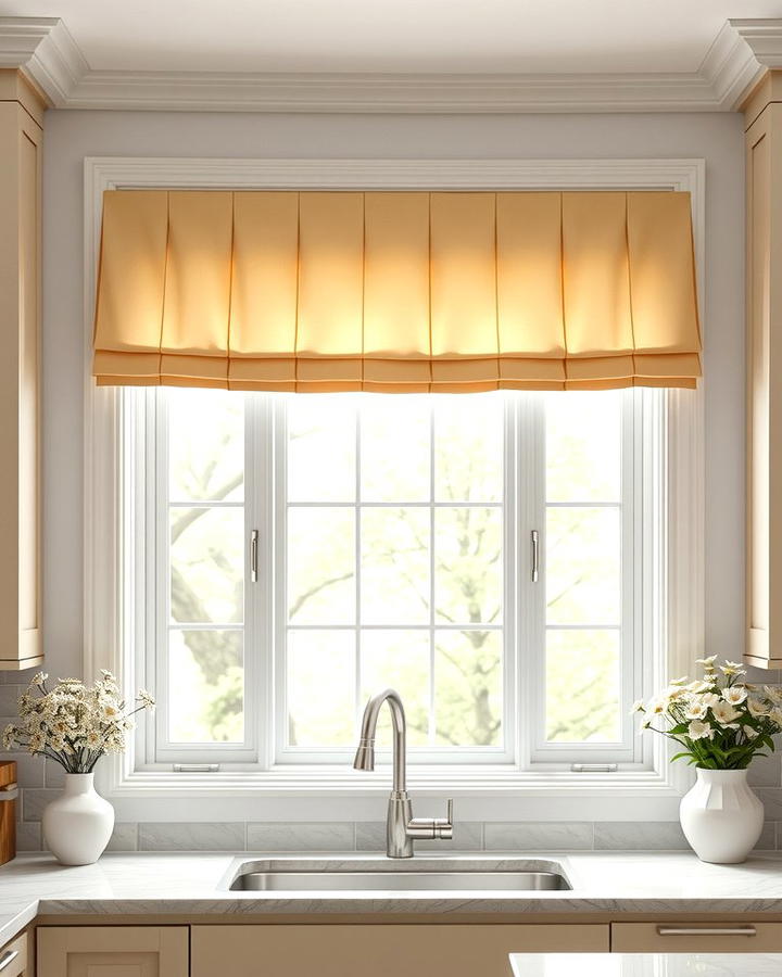 Box Pleat Valances for Structure