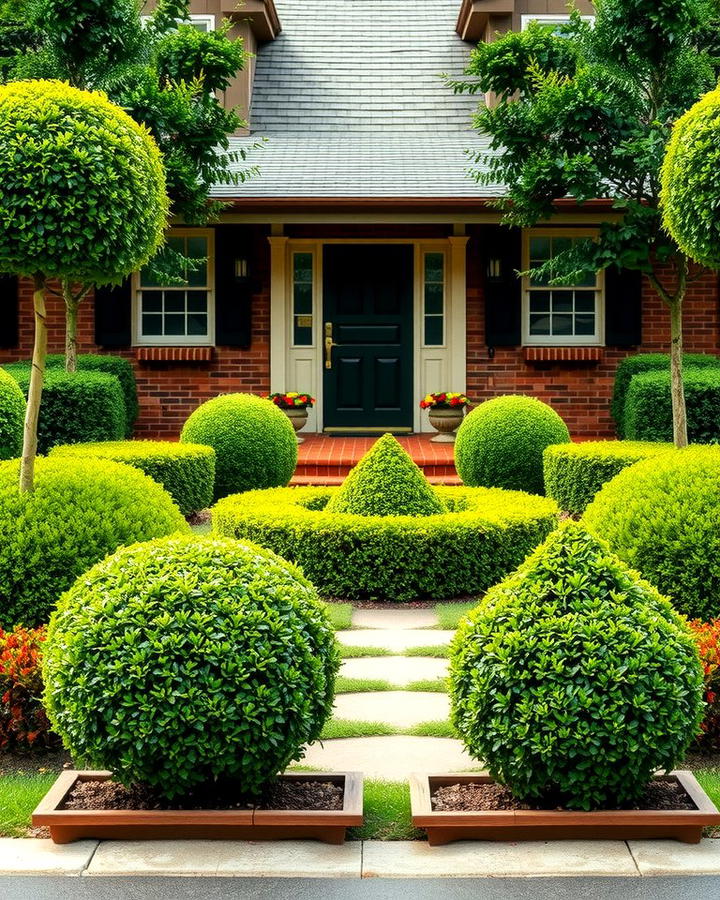 Boxwood as Accent Pieces