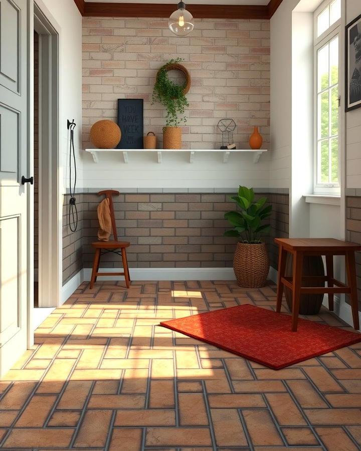 Brick Look Tiles for Rustic Charm