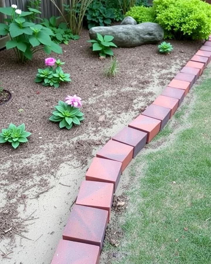 Brick On Sand Edging